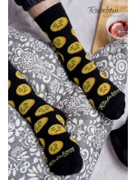 Duhové Ponožky Emotikony Smiley Sadness Brainy 3 Páry