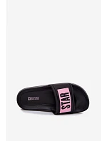 Dětské pantofle Big Star TT374A004 Černo-Růžové Dětské pantofle Big Star TT374A004 Černo-Růžové