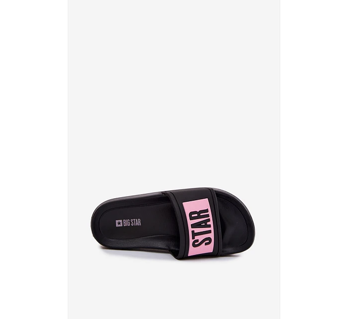 Dětské pantofle Big Star TT374A004 Černo-Růžové Dětské pantofle Big Star TT374A004 Černo-Růžové