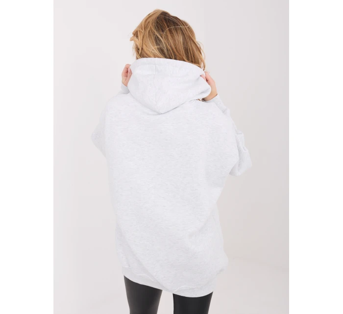 WT BL mikina A1066.53 světle šedá