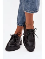 Dámské polobotky z eko kůže Adrelle – černé