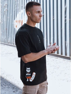 Pánské tričko s potiskem černé Dstreet model 21975588 - FashionStreet