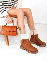 Dámské zateplené velbloudí boty Dstreet model 21993807 - FashionStreet