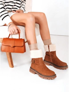 Dámské zateplené velbloudí boty Dstreet model 21993807 - FashionStreet
