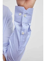 Men keprová košile s dlouhým rukávem blue model 22442352 - NEOBLU