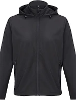 SOL'S Race Hooded Men Pánská 2-vrstvá softshellová bunda s kapucí 25.4447 black