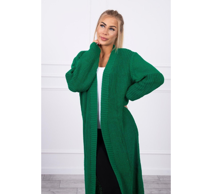 Zelený dlouhý svetr