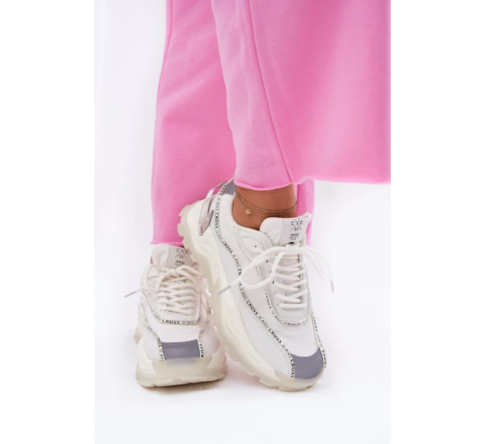 Dámské Sportovní Obuv Cross Jeans II2R4017C Bílé