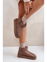 Dámské Sněhule Na Platformě model 21677079 Taupe - D.Franklin