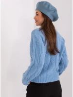 Czapka AT CZ model 18917559 szaro niebieski - FPrice Czapka AT CZ model 18917559 szaro niebieski - FPrice