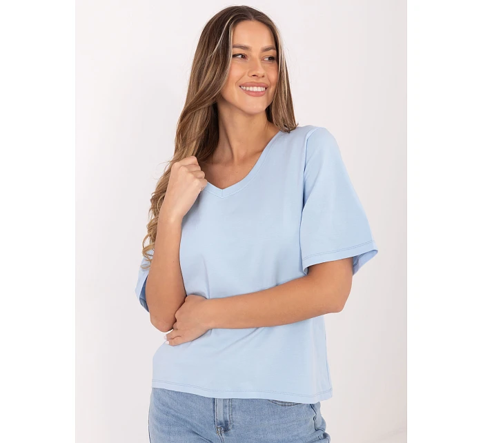 T shirt RV BZ model 22074559 jasny niebieski - FPrice T shirt RV BZ model 22074559 jasny niebieski - FPrice