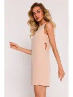 Šaty bez rukávů s béžové model 19660669 - Moe Šaty bez rukávů s béžové model 19660669 - Moe