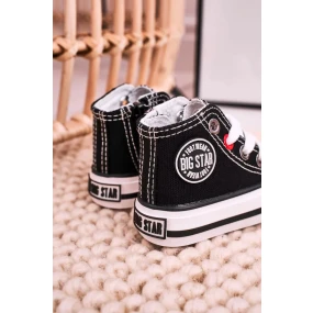Klasické vysoké tenisky Big Star - černé
