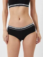 Dámské kalhotky 2Pack 163225 4R227 00020 černé - Emporio Armani