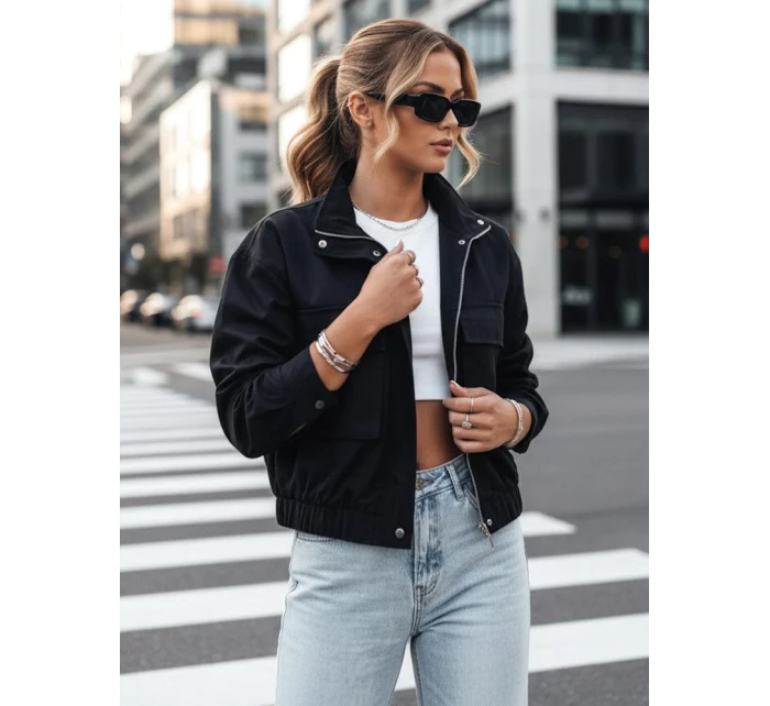 Dámská přechodná bunda ISTAN černá FashionStreet TY4185 Dámská přechodná bunda ISTAN černá FashionStreet TY4185