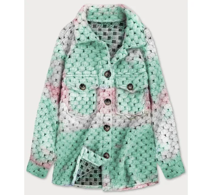 dámská košilová bunda se stojáčkem model 14991159 - MADE IN ITALY