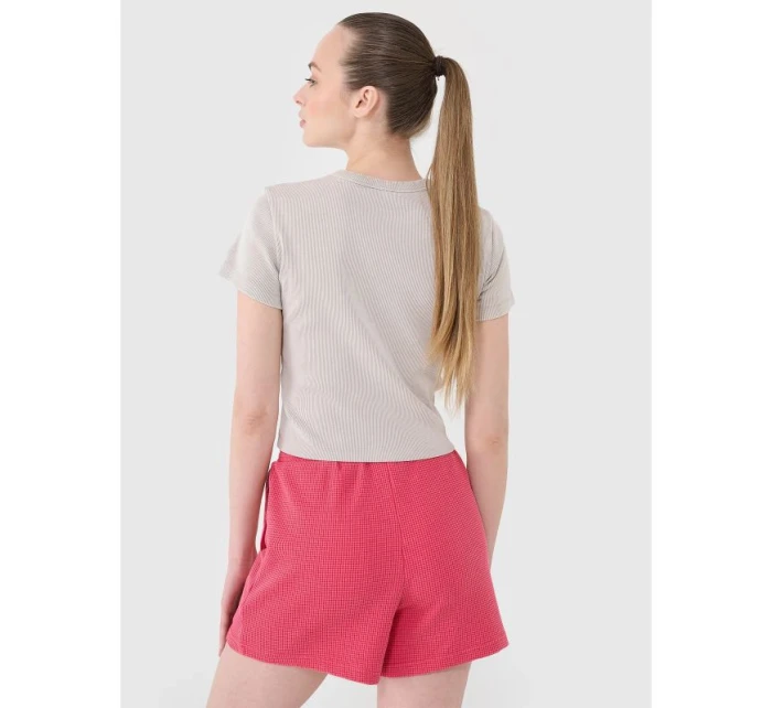 Dámské ležérní šortky z úpletu model 22052511 - 4F Dámské ležérní šortky z úpletu model 22052511 - 4F