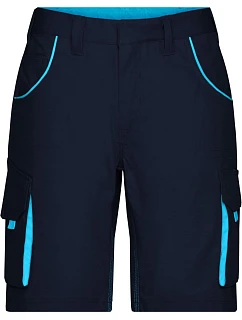Daiber JN 872 (62) Pracovní bermudy - Color 02.872X navy/turquoise