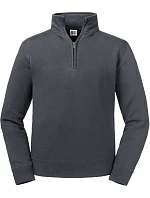 Mikina s 1/4 zipem "Authentic" 10. convoy grey model 22473174 - Russell Athletic