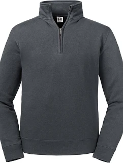 Mikina s 1/4 zipem "Authentic" 10. convoy grey model 22473174 - Russell Athletic
