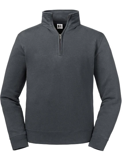 Russell Athletic 270M Mikina s 1/4 zipem "Authentic" 10.270M convoy grey Russell Athletic 270M Mikina s 1/4 zipem "Authentic" 10.270M convoy grey