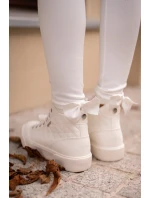 Zateplené Dámské Tenisky S Prošíváním Big Star Bílé