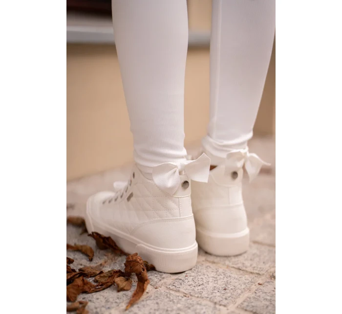 Zateplené Dámské Tenisky S Prošíváním Big Star Bílé