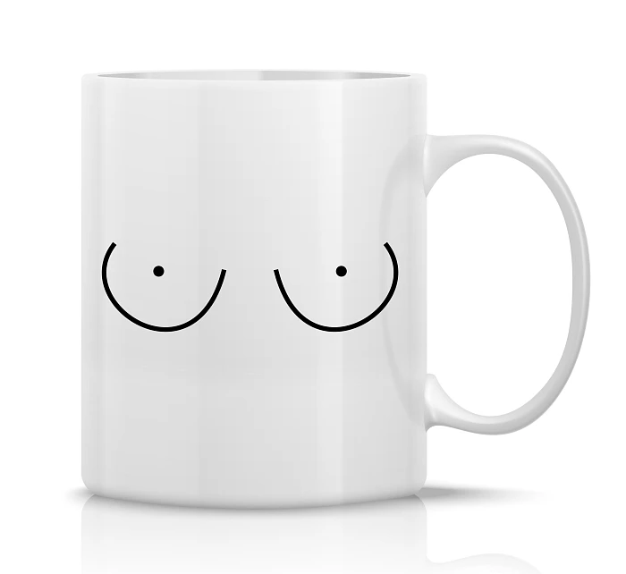 PRSA (MALÁ) - klasický bílý keramický hrníček 300 ml PRSA (MALÁ) - klasický bílý keramický hrníček 300 ml