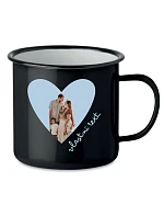 Personalizovaný retro plecháček s výřezem fotky na podkladu Personalizovaný retro plecháček s výřezem fotky na podkladu