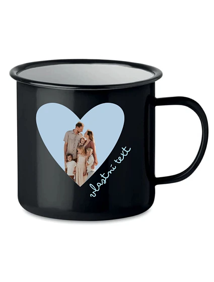 Personalizovaný retro plecháček s výřezem fotky na podkladu Personalizovaný retro plecháček s výřezem fotky na podkladu
