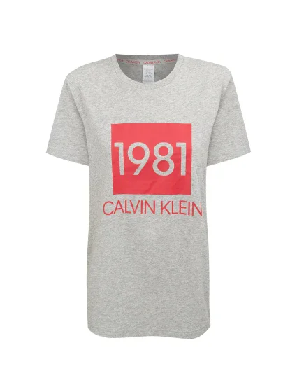 Dámské Tričko s krátkým rukávem QS6343E-020 - Calvin Klein Dámské Tričko s krátkým rukávem QS6343E-020 - Calvin Klein