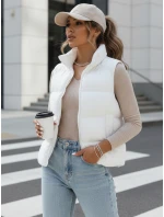 Dámská prošívaná vesta WILLOW bílá FashionStreet TY3798