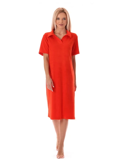 Dámské šaty Bari s límečkem cherry tomato - Vestis Dámské šaty Bari s límečkem cherry tomato - Vestis