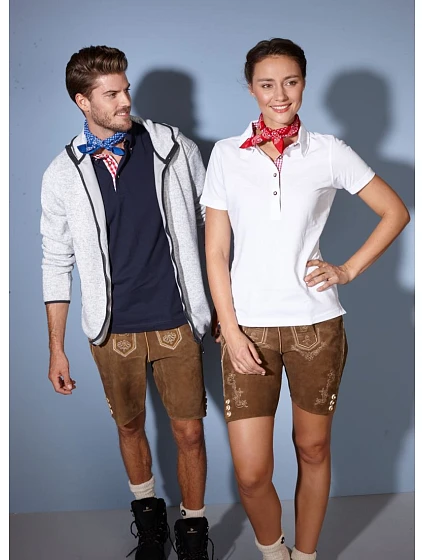 JN Pánské piqué polo v  stylu 02.0 white model 22488686 - Daiber