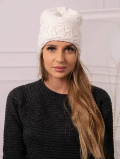 Dámská čepice  ecru model 18751599 - K-Fashion