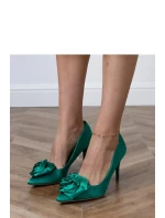 Dámské lodičky na jehlovém podpatku FB-302 Zelená - Lovit