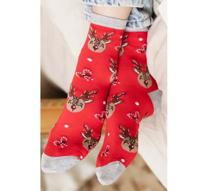 Ponožky Steven art.136 Świąteczne damskie 35-40