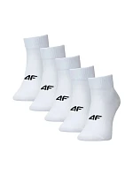 Pánské ponožky 4F M480 5 pack white 4FWMM00USOCM480 10S Pánské ponožky 4F M480 5 pack white 4FWMM00USOCM480 10S
