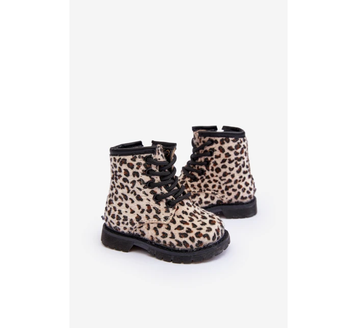 Dětské Botky s Zipem Bežové model 21636505 - Boto Dětské Botky s Zipem Bežové model 21636505 - Boto