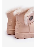 Dětské zimní boty s kožešinou Bežové Big Star model 21637213 - Big Star Shoes