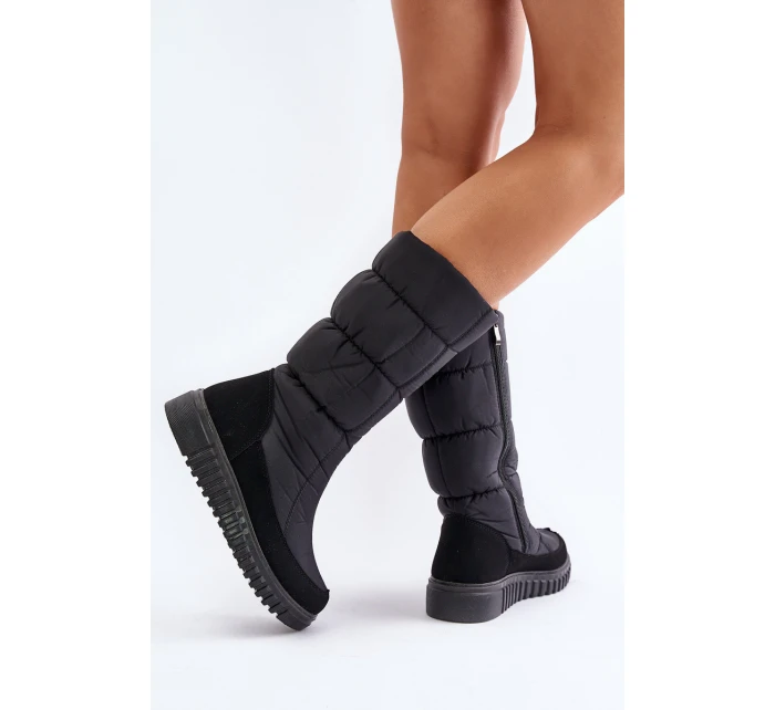 Dámské zimní boty na zip Progress model 21677038 Černé - Boto