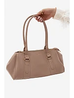 Hnědá taška z imitace kůže model 22220901 - Flora&Co Hnědá taška z imitace kůže model 22220901 - Flora&Co
