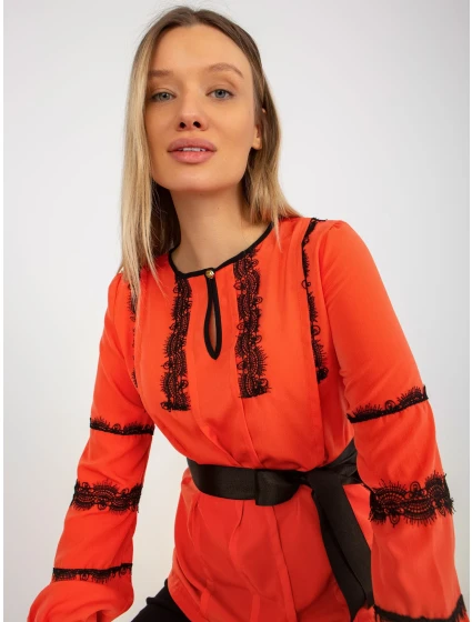 Dámská halenka LK BZ model 18309912 oranžová - FPrice