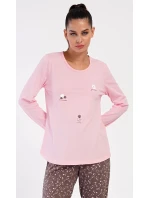 Dámské pyžamo dlouhé Flowers