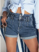 Dámské džínové šortky DENIM modré model 21977731 - Dstreet Dámské džínové šortky DENIM modré model 21977731 - Dstreet