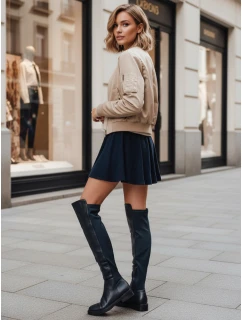 Dámské vysoké kozačky tmavě modré FashionStreet ZY1281