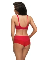 Dámské kalhotky brazilky K model 21370797 Paradise červené - Gorsenia