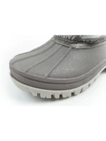 Lee Cooper zimní sněhule dětské zateplené sněhule pro dívky šedé