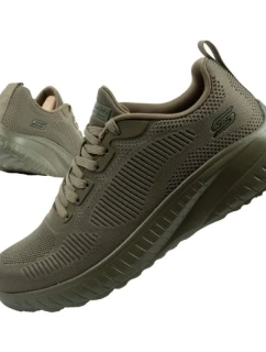 Pánská sportovní obuv Skechers Bobs Squad Chaos olive lightweight
