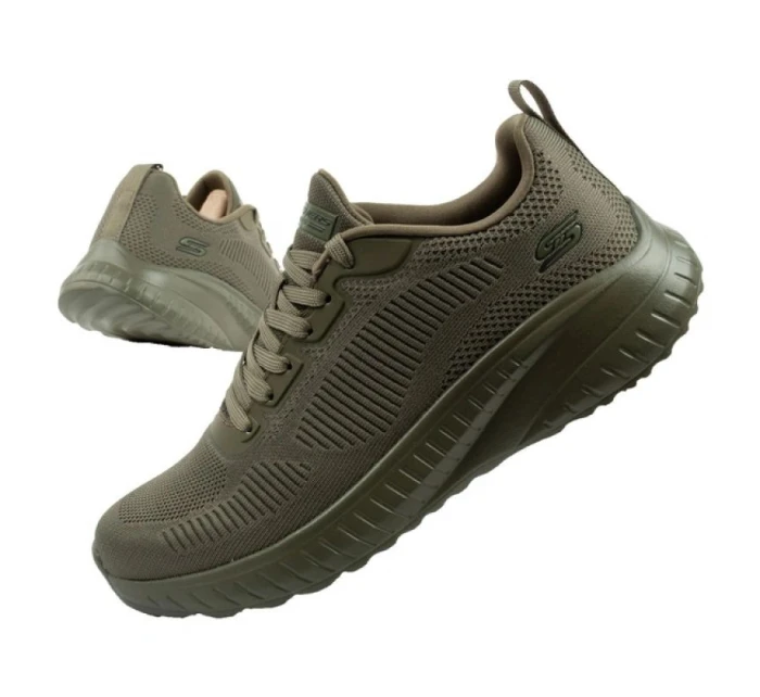 Pánská sportovní obuv Skechers Bobs Squad Chaos olive lightweight Pánská sportovní obuv Skechers Bobs Squad Chaos olive lightweight